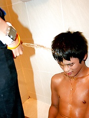 Thai Boys Piss & Cum Shower
